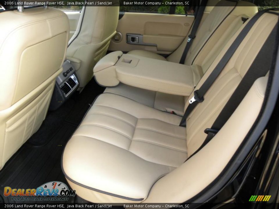 Sand/Jet Interior - 2006 Land Rover Range Rover HSE Photo #8
