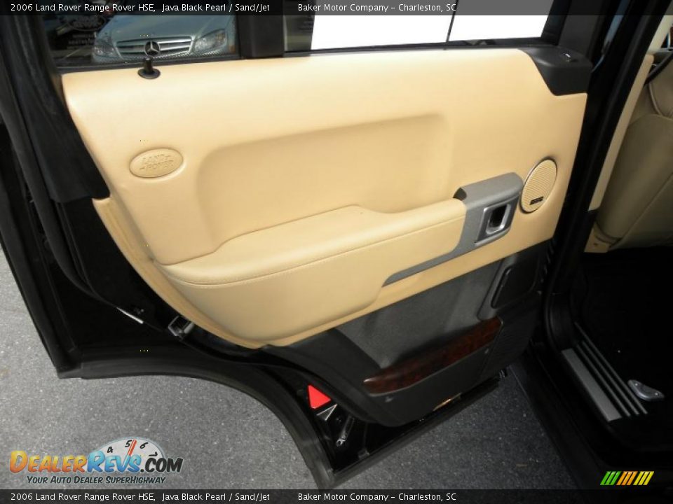 2006 Land Rover Range Rover HSE Java Black Pearl / Sand/Jet Photo #9
