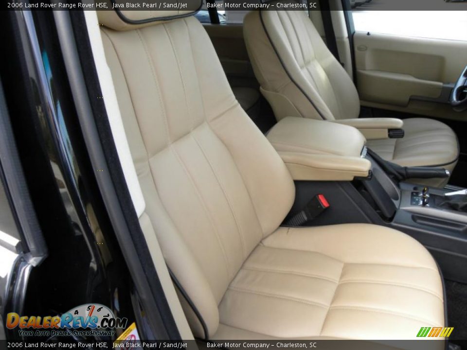 2006 Land Rover Range Rover HSE Java Black Pearl / Sand/Jet Photo #10