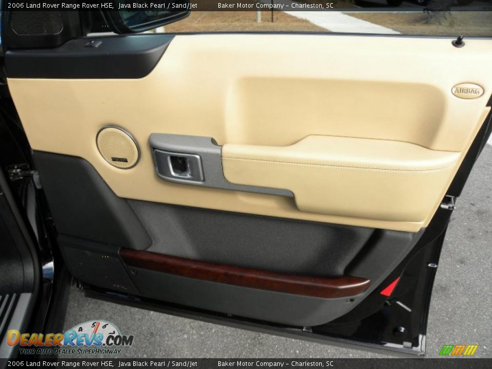 2006 Land Rover Range Rover HSE Java Black Pearl / Sand/Jet Photo #11