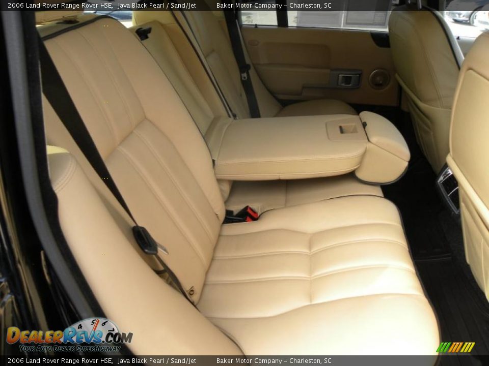 2006 Land Rover Range Rover HSE Java Black Pearl / Sand/Jet Photo #12