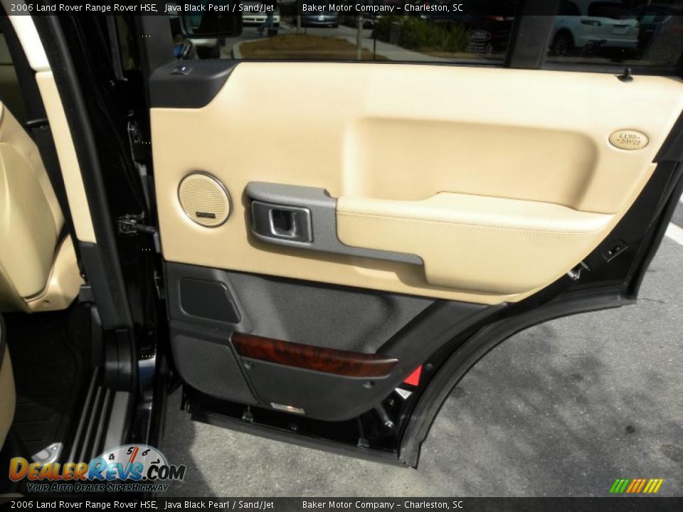 2006 Land Rover Range Rover HSE Java Black Pearl / Sand/Jet Photo #13
