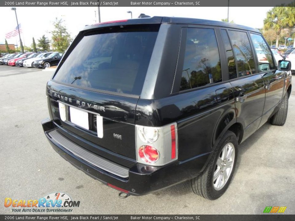 2006 Land Rover Range Rover HSE Java Black Pearl / Sand/Jet Photo #15