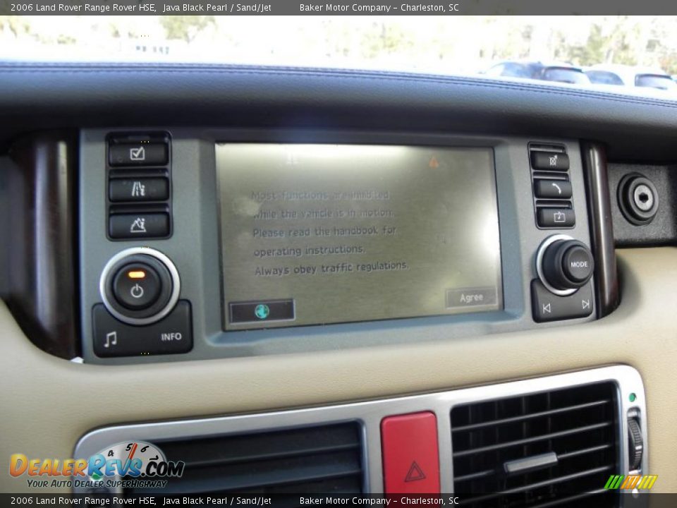 2006 Land Rover Range Rover HSE Java Black Pearl / Sand/Jet Photo #22