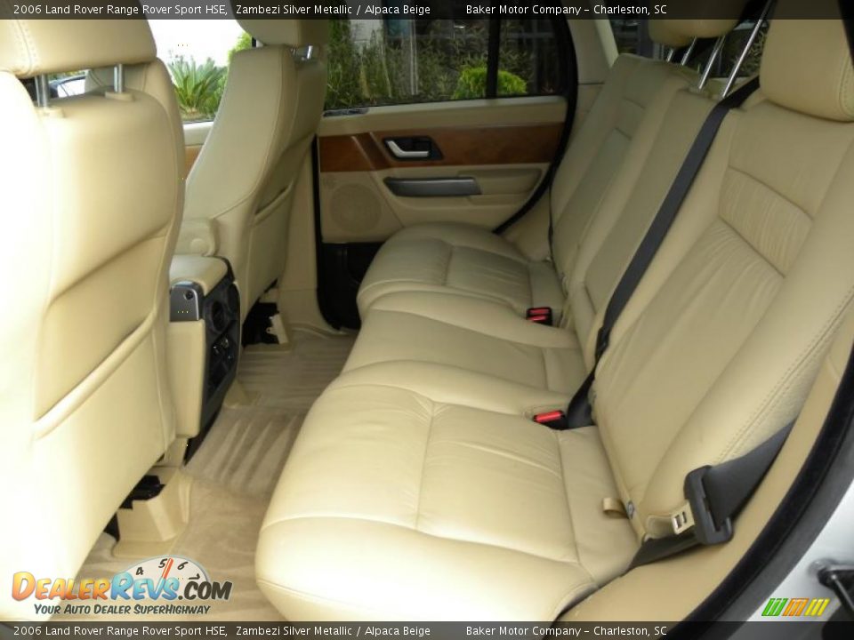 2006 Land Rover Range Rover Sport HSE Zambezi Silver Metallic / Alpaca Beige Photo #8