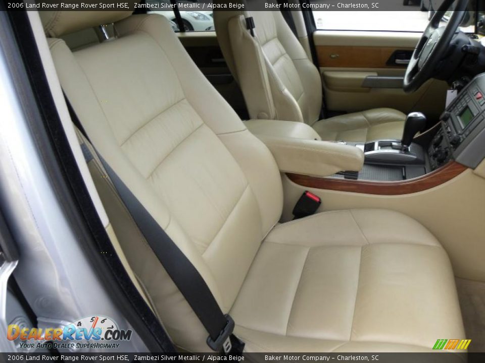 2006 Land Rover Range Rover Sport HSE Zambezi Silver Metallic / Alpaca Beige Photo #10