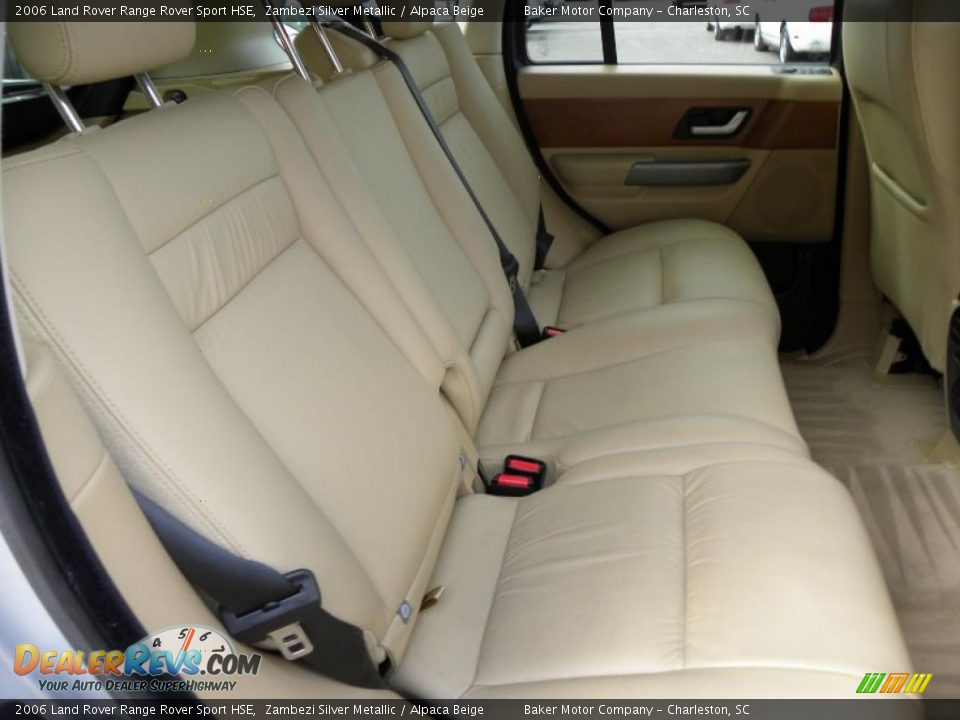 2006 Land Rover Range Rover Sport HSE Zambezi Silver Metallic / Alpaca Beige Photo #12