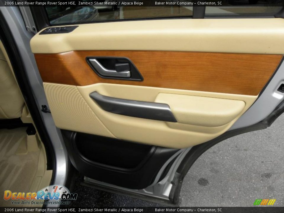 2006 Land Rover Range Rover Sport HSE Zambezi Silver Metallic / Alpaca Beige Photo #13