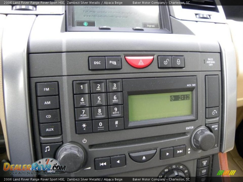 2006 Land Rover Range Rover Sport HSE Zambezi Silver Metallic / Alpaca Beige Photo #22