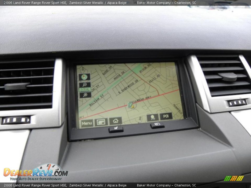 2006 Land Rover Range Rover Sport HSE Zambezi Silver Metallic / Alpaca Beige Photo #23