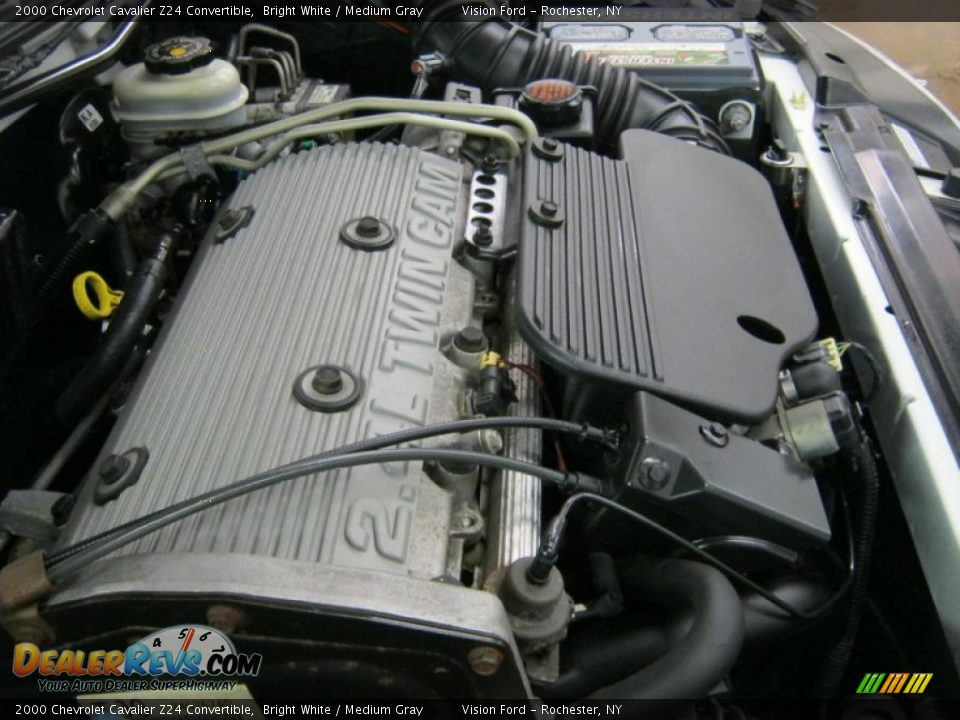 2000 Chevrolet Cavalier Z24 Convertible 2.4 Liter DOHC 16-Valve 4 Cylinder Engine Photo #11