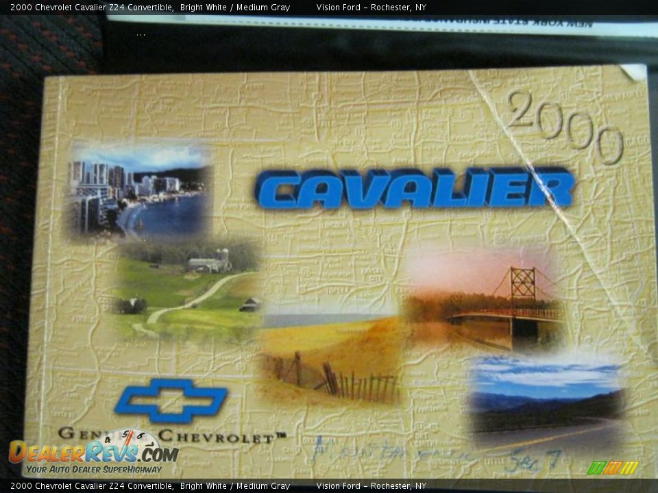 2000 Chevrolet Cavalier Z24 Convertible Bright White / Medium Gray Photo #19
