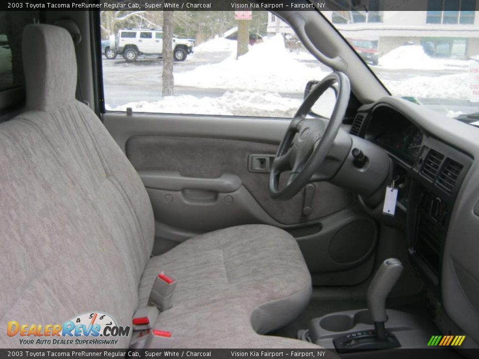 2003 Toyota Tacoma PreRunner Regular Cab Super White / Charcoal Photo #5