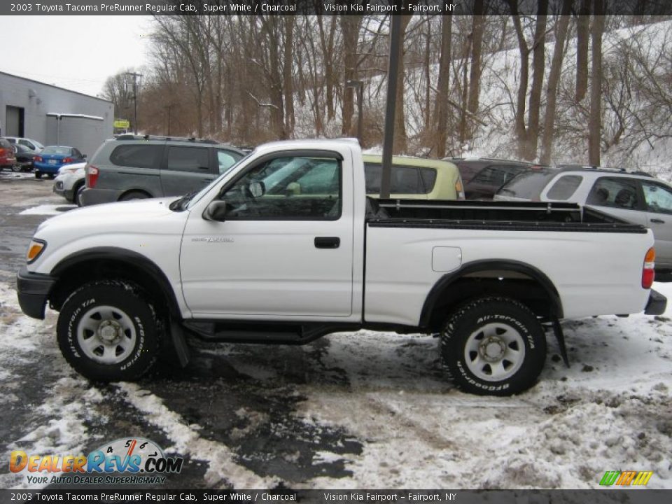 Super White 2003 Toyota Tacoma PreRunner Regular Cab Photo #10