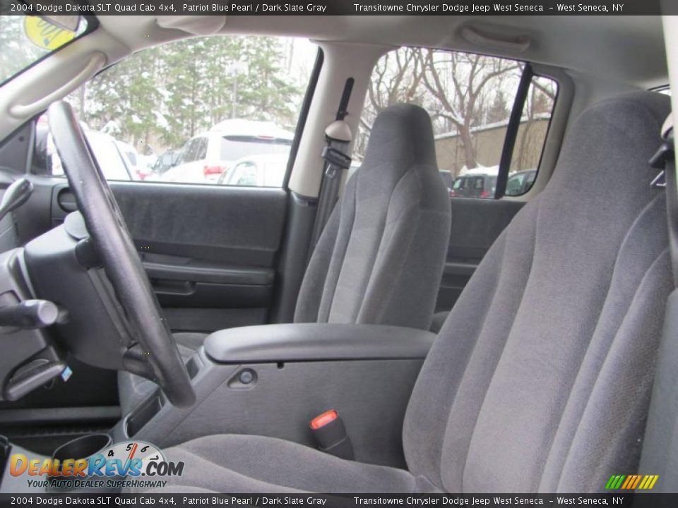 Dark Slate Gray Interior - 2004 Dodge Dakota SLT Quad Cab 4x4 Photo #7