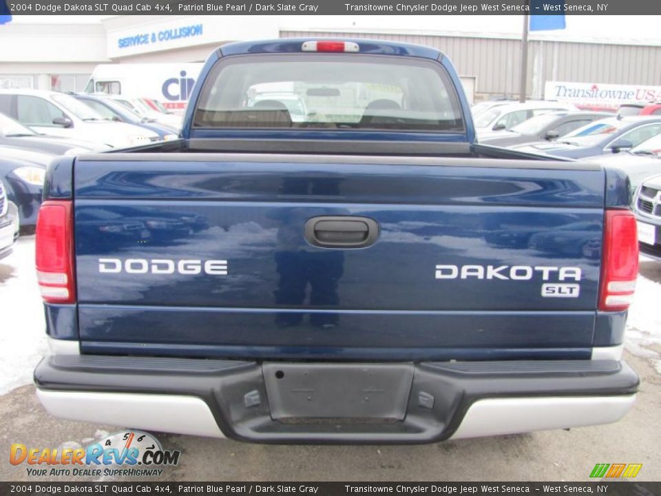 Patriot Blue Pearl 2004 Dodge Dakota SLT Quad Cab 4x4 Photo #11