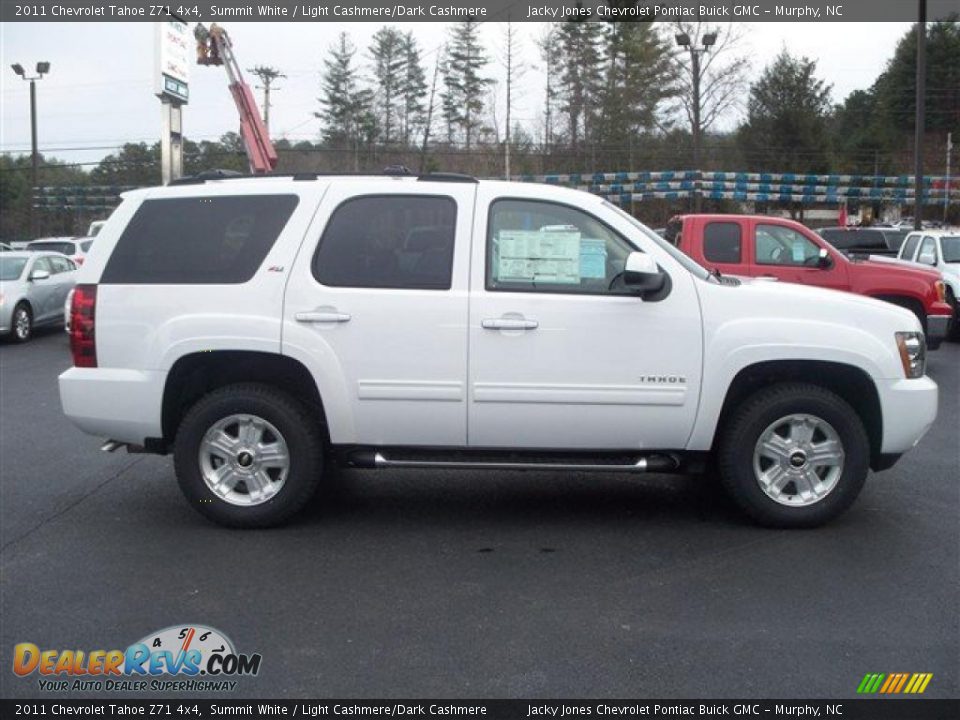 2011 Chevrolet Tahoe Z71 4x4 Summit White / Light Cashmere/Dark Cashmere Photo #5