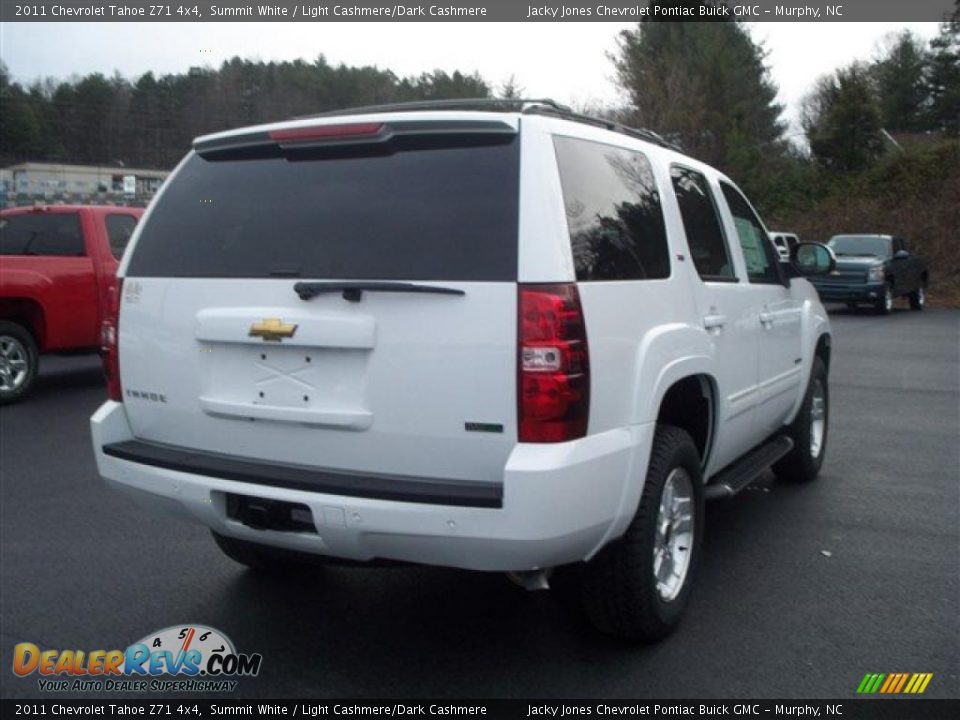 2011 Chevrolet Tahoe Z71 4x4 Summit White / Light Cashmere/Dark Cashmere Photo #6