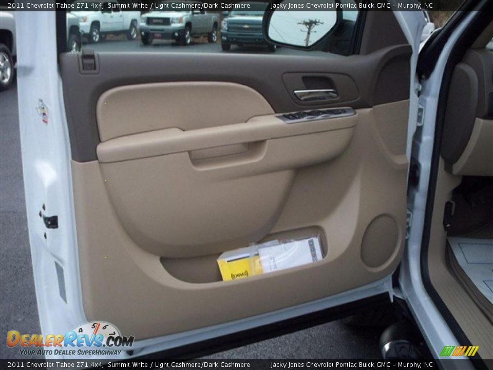 2011 Chevrolet Tahoe Z71 4x4 Summit White / Light Cashmere/Dark Cashmere Photo #9