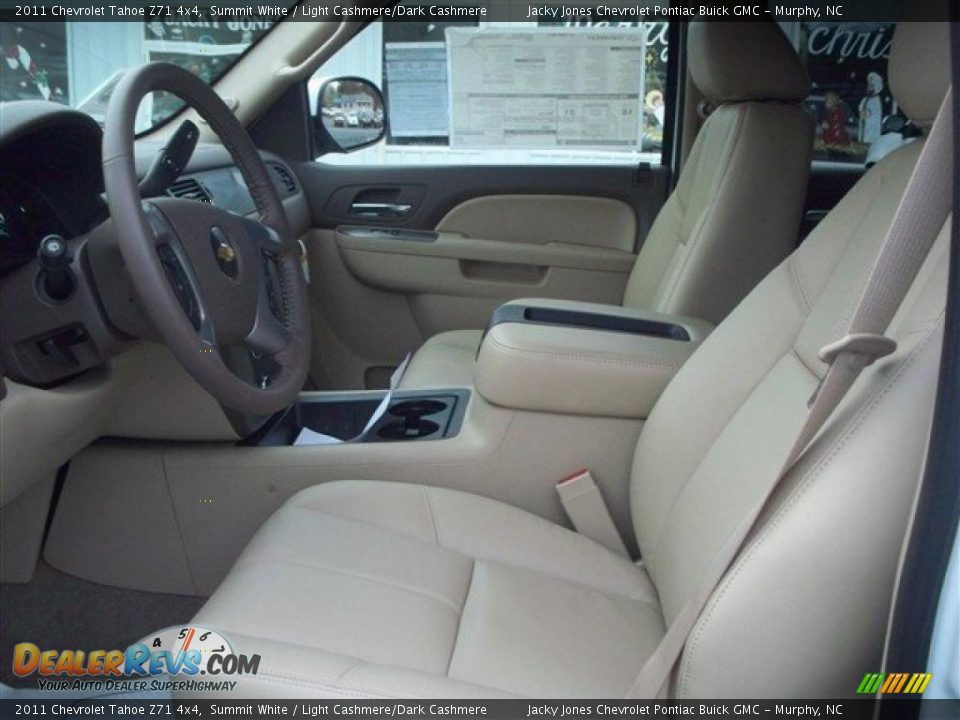 2011 Chevrolet Tahoe Z71 4x4 Summit White / Light Cashmere/Dark Cashmere Photo #10