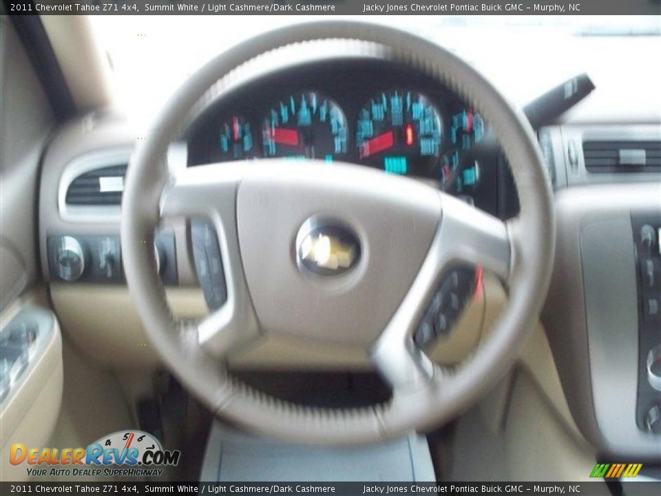 2011 Chevrolet Tahoe Z71 4x4 Summit White / Light Cashmere/Dark Cashmere Photo #19