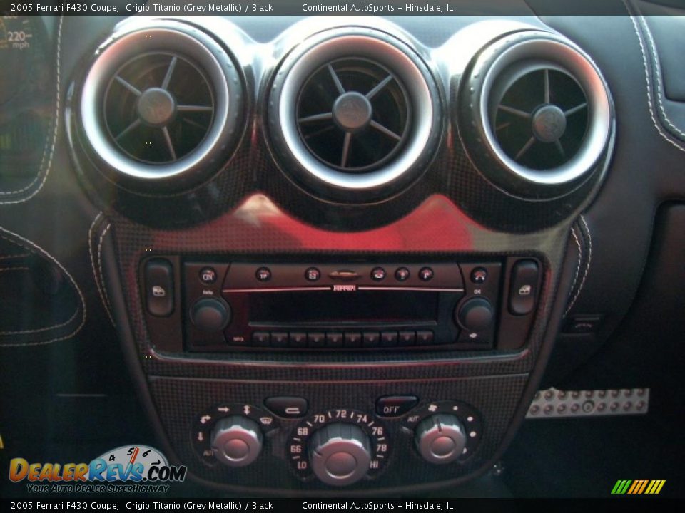 2005 Ferrari F430 Coupe Grigio Titanio (Grey Metallic) / Black Photo #5