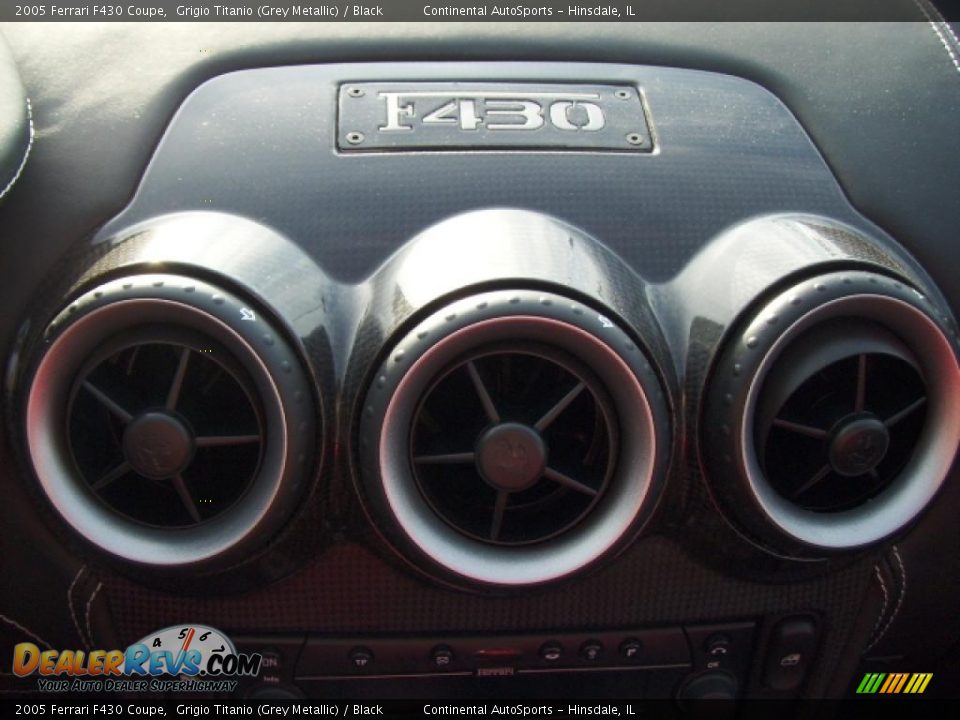 2005 Ferrari F430 Coupe Grigio Titanio (Grey Metallic) / Black Photo #6