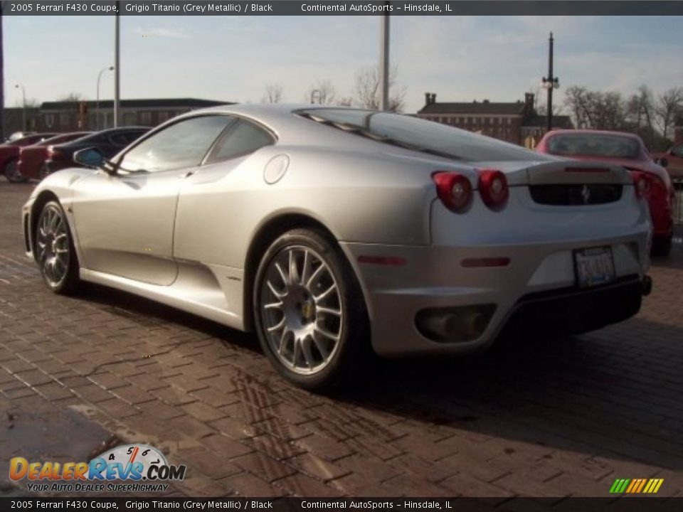 2005 Ferrari F430 Coupe Grigio Titanio (Grey Metallic) / Black Photo #15