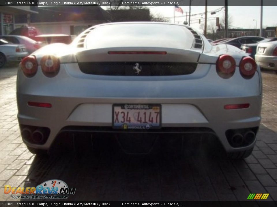 2005 Ferrari F430 Coupe Grigio Titanio (Grey Metallic) / Black Photo #16
