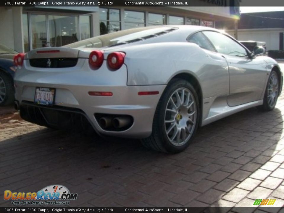 2005 Ferrari F430 Coupe Grigio Titanio (Grey Metallic) / Black Photo #17