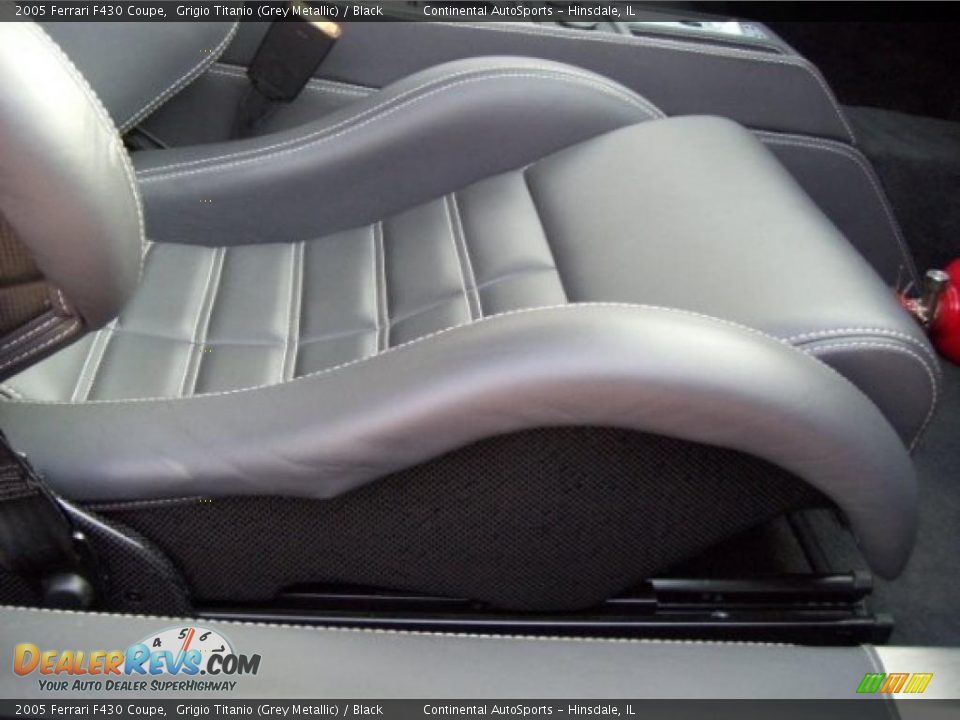2005 Ferrari F430 Coupe Grigio Titanio (Grey Metallic) / Black Photo #18