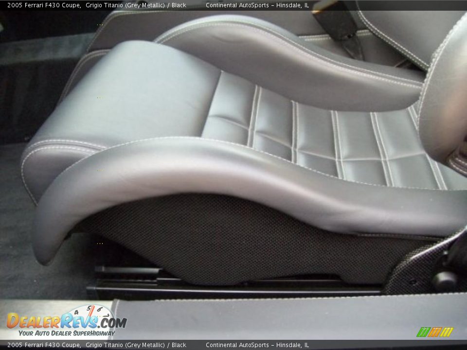 2005 Ferrari F430 Coupe Grigio Titanio (Grey Metallic) / Black Photo #20