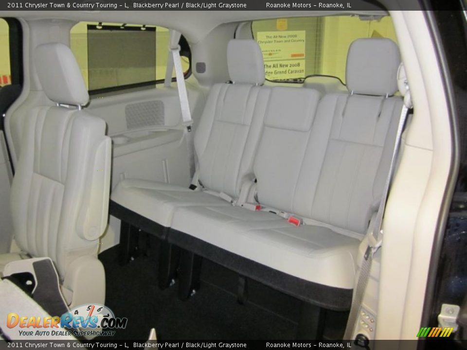 Black/Light Graystone Interior - 2011 Chrysler Town & Country Touring - L Photo #17