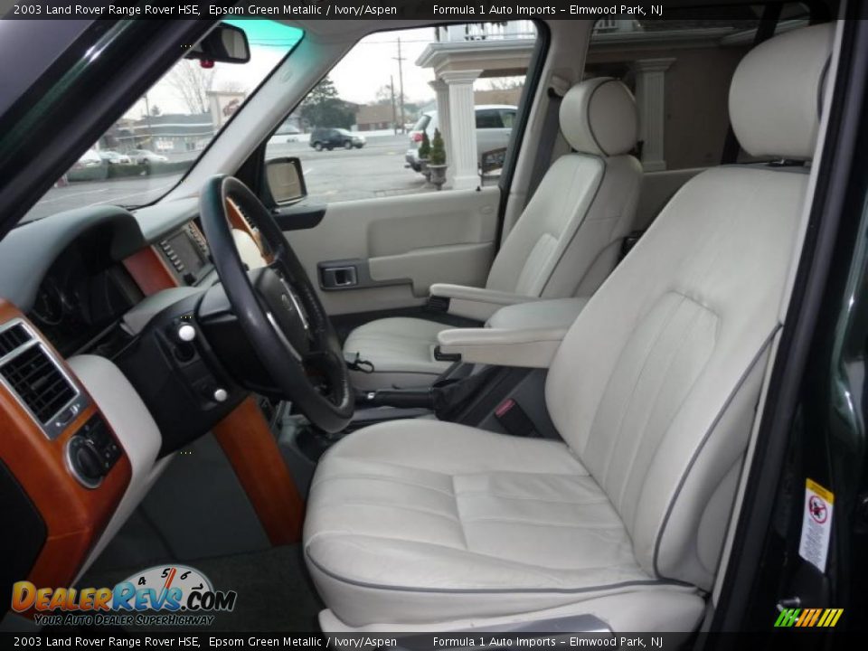 Ivory Aspen Interior 2003 Land Rover Range Rover Hse Photo