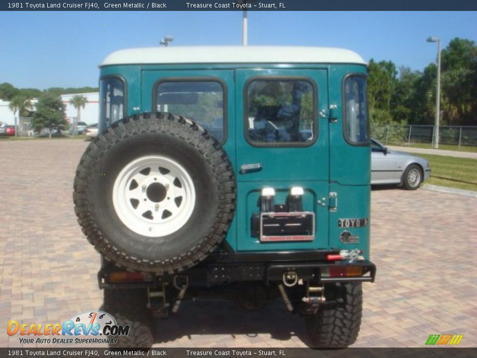 1981 Toyota Land Cruiser FJ40 Green Metallic / Black Photo #8