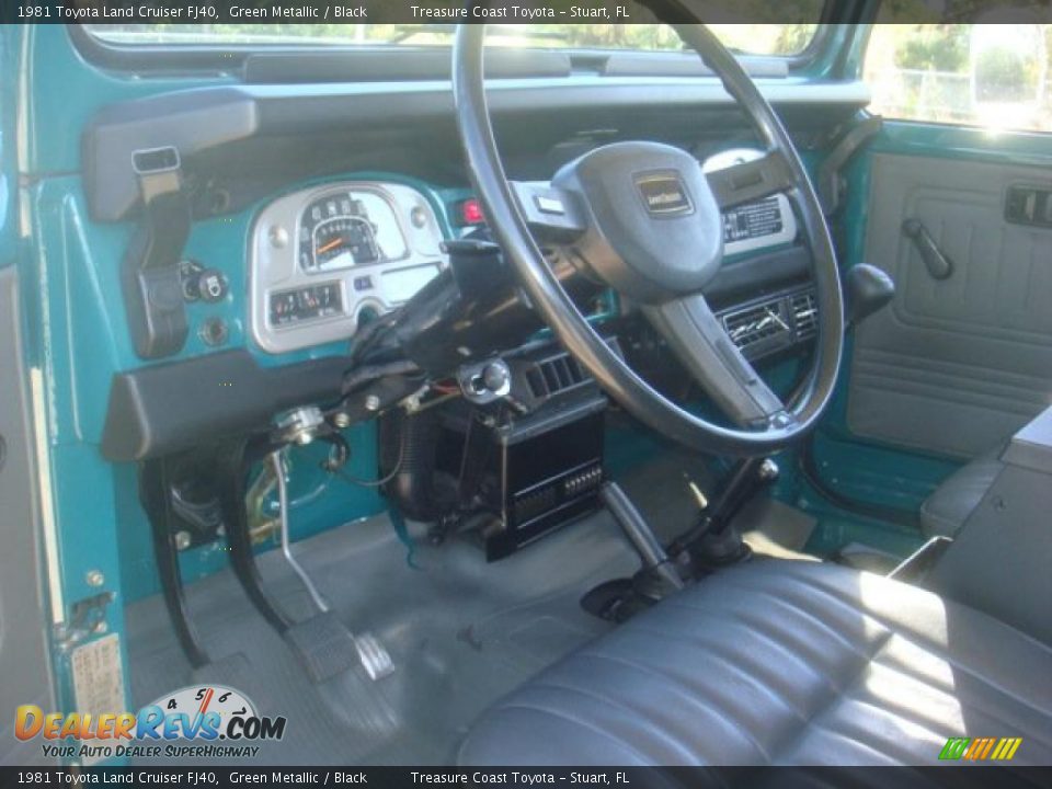 Black Interior - 1981 Toyota Land Cruiser FJ40 Photo #13