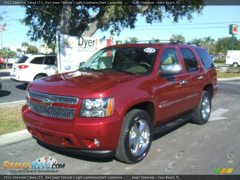 2011 Chevrolet Tahoe LTZ Red Jewel Tintcoat / Light Cashmere/Dark Cashmere Photo #1