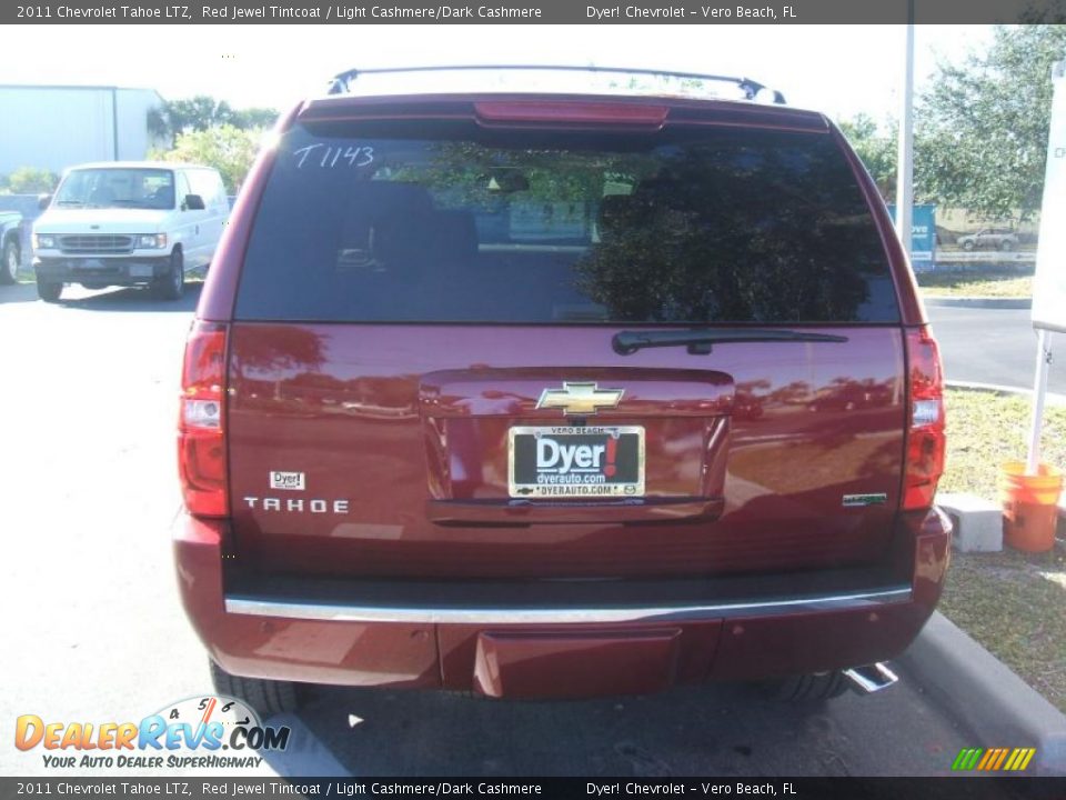 2011 Chevrolet Tahoe LTZ Red Jewel Tintcoat / Light Cashmere/Dark Cashmere Photo #5