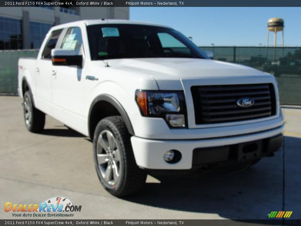 2011 Ford F150 FX4 SuperCrew 4x4 Oxford White / Black Photo #1