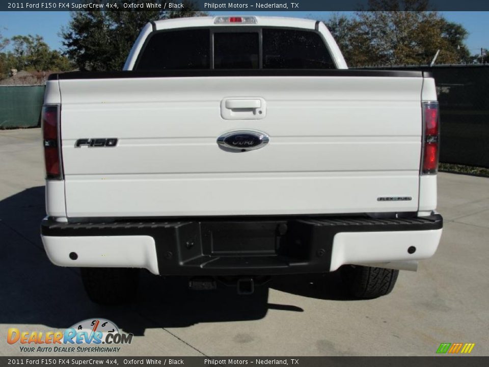 2011 Ford F150 FX4 SuperCrew 4x4 Oxford White / Black Photo #4