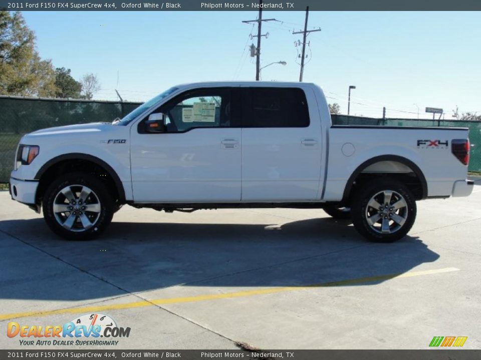 2011 Ford F150 FX4 SuperCrew 4x4 Oxford White / Black Photo #6