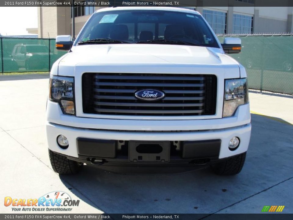 2011 Ford F150 FX4 SuperCrew 4x4 Oxford White / Black Photo #8