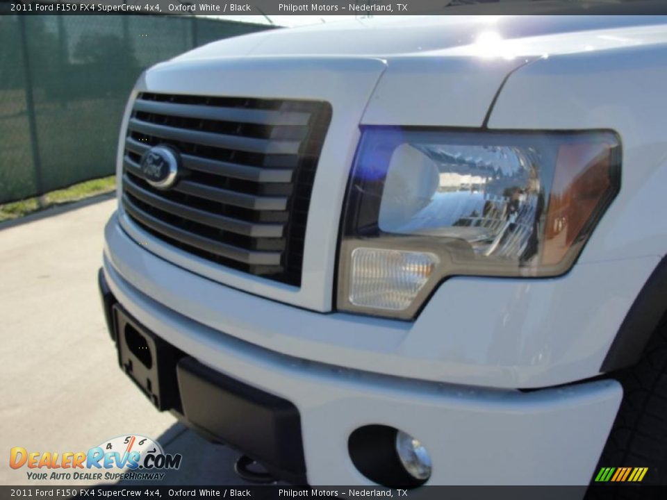 2011 Ford F150 FX4 SuperCrew 4x4 Oxford White / Black Photo #9