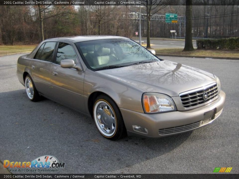 2001 Cadillac DeVille DHS Sedan Cashmere / Oatmeal Photo #6