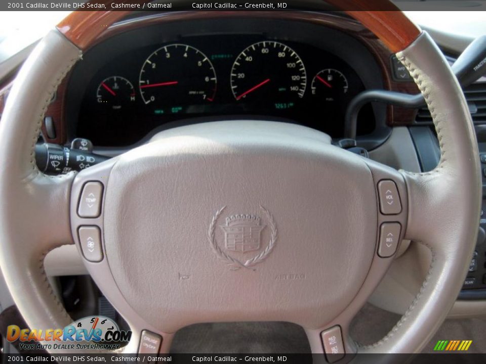 2001 Cadillac DeVille DHS Sedan Steering Wheel Photo #16