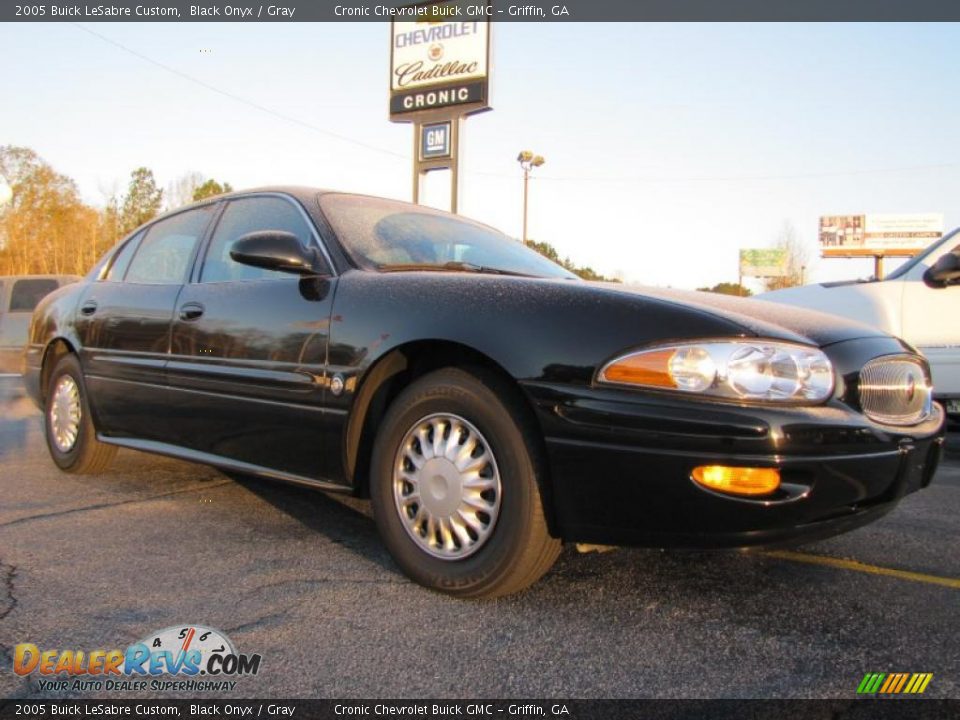 2005 Buick LeSabre Custom Black Onyx / Gray Photo #1