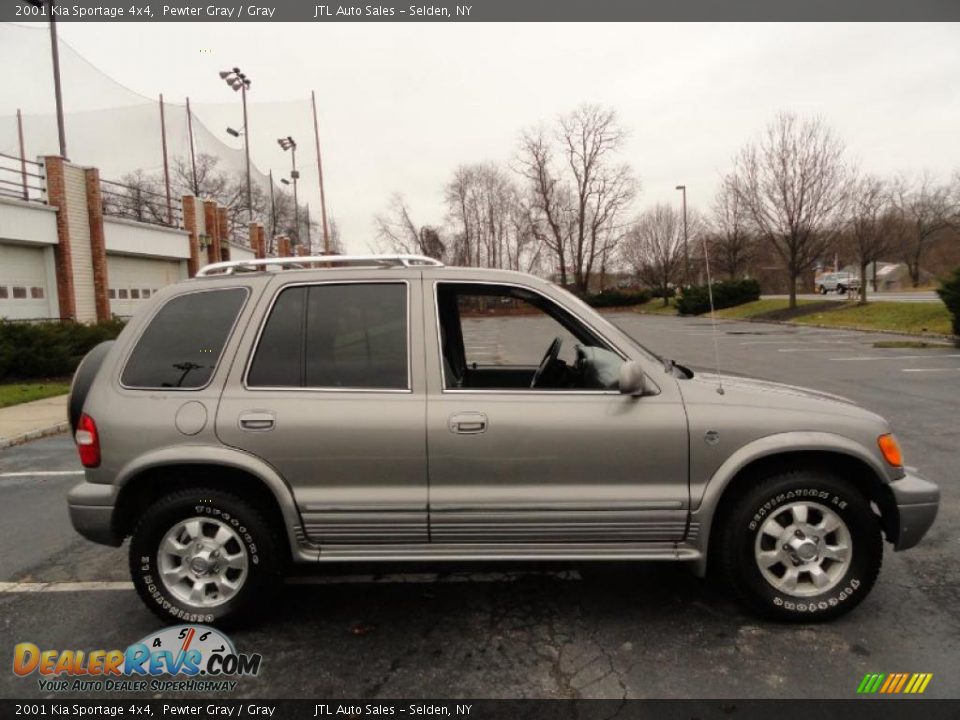 2001 Kia Sportage 4x4 Pewter Gray / Gray Photo 6