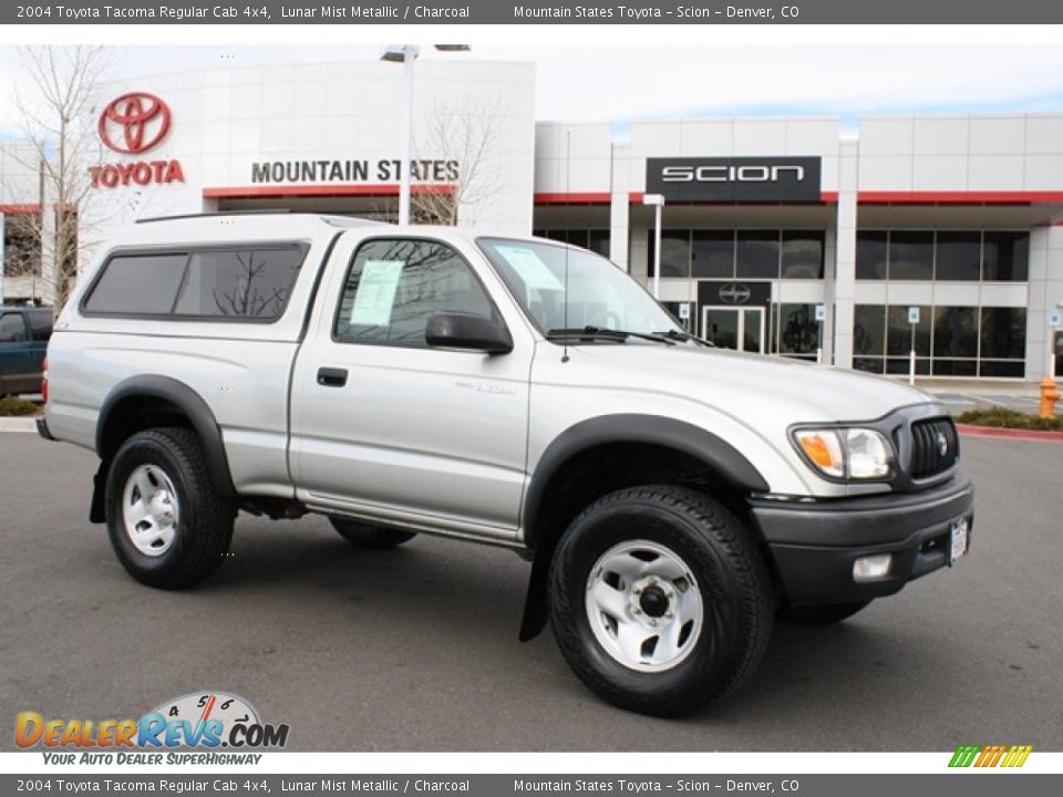 2004 Toyota Tacoma Regular Cab 4x4 Lunar Mist Metallic / Charcoal Photo #1