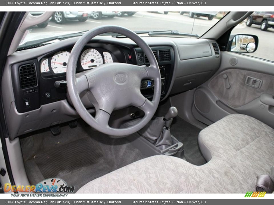 Charcoal Interior - 2004 Toyota Tacoma Regular Cab 4x4 Photo #8