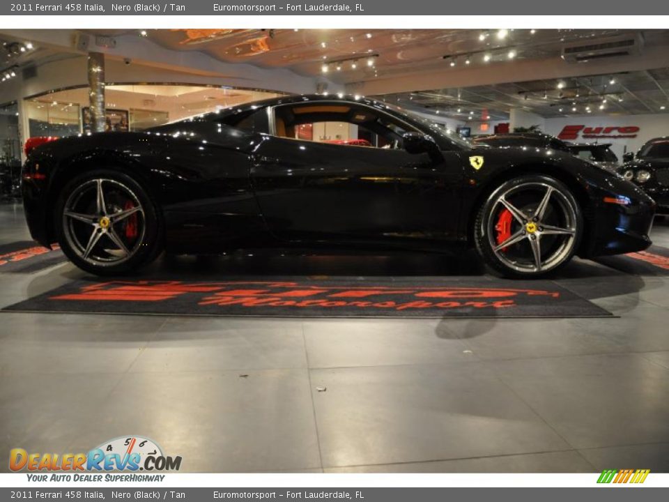 2011 Ferrari 458 Italia Nero (Black) / Tan Photo #3